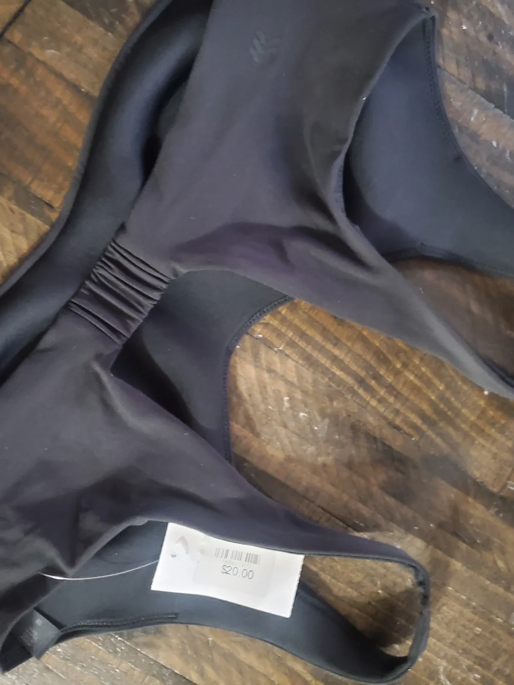 all in motion Black Scoop Seamless Sports Bra